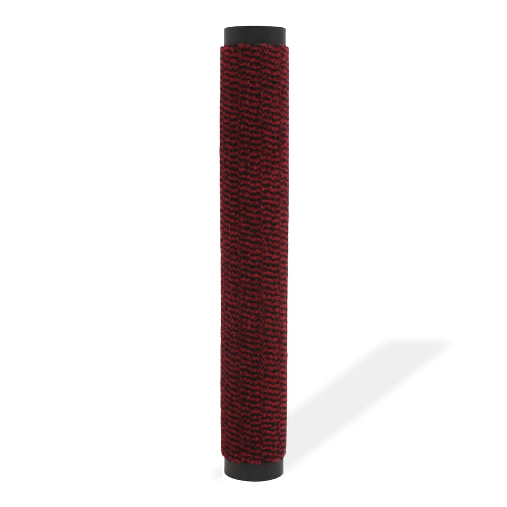 vidaXL Kuramatto suorakulmainen nukkapinta 60x90 cm punainen