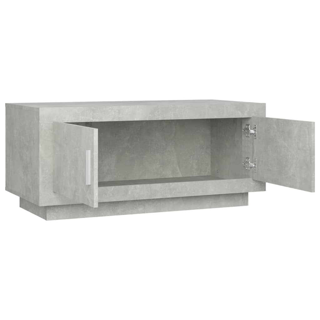 vidaXL Sohvapöytä betoninharmaa 102x50x45 cm tekninen puu