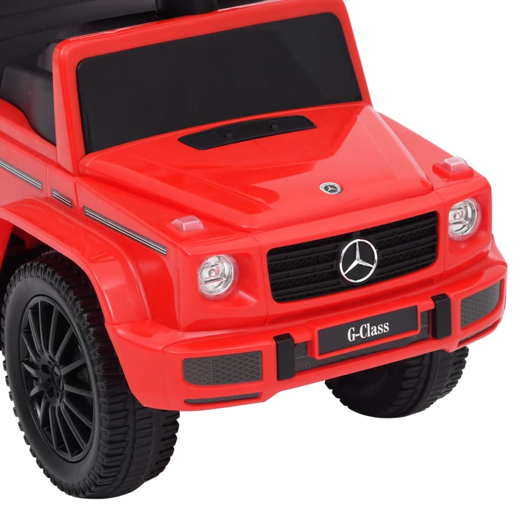 vidaXL Työnnettävä potkuauto Mercedes-Benz G63 punainen
