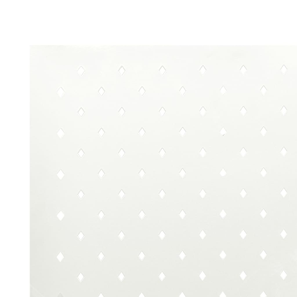 vidaXL 6-Paneelinen Tilanjakaja 240x180 cm valkoinen teräs