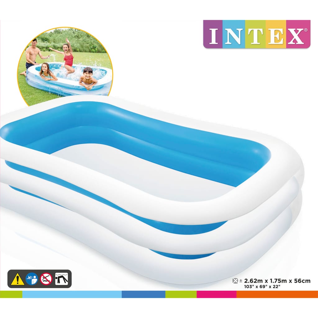 Intex Swim Center Family Pool Uima-allas 262x175x56 cm