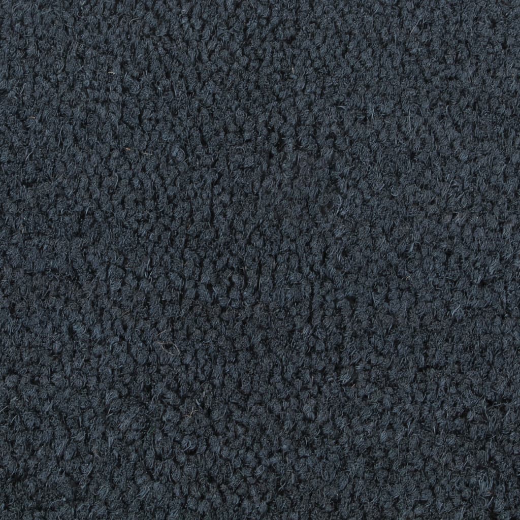 vidaXL Ovimatto tummanharmaa puolipyöreä 50x80 cm tuftattu kookos