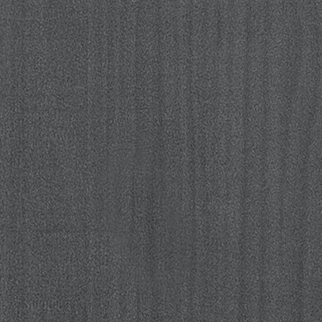 vidaXL Puutarhan kukkalaatikko harmaa 31x31x31 cm täysi mänty