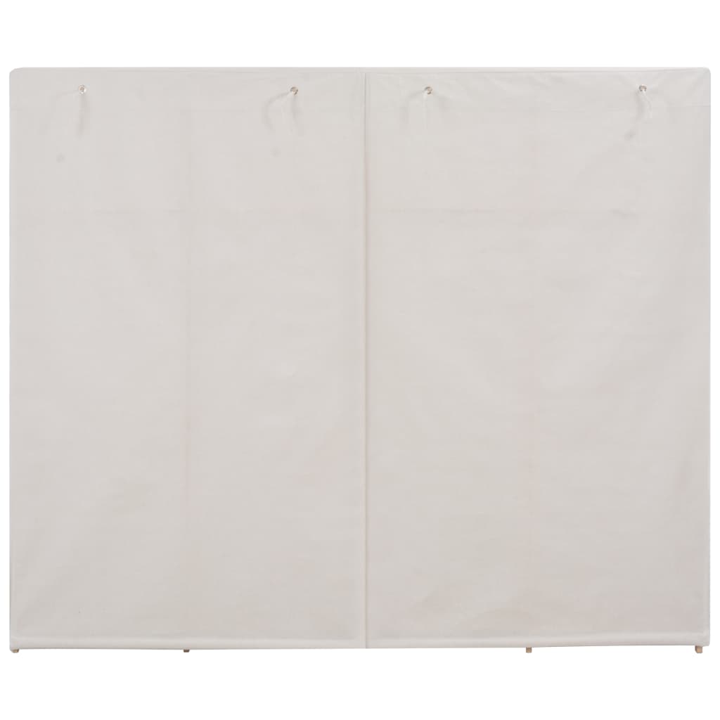 vidaXL Vaatekaappi valkoinen 200x40x170 cm kangas
