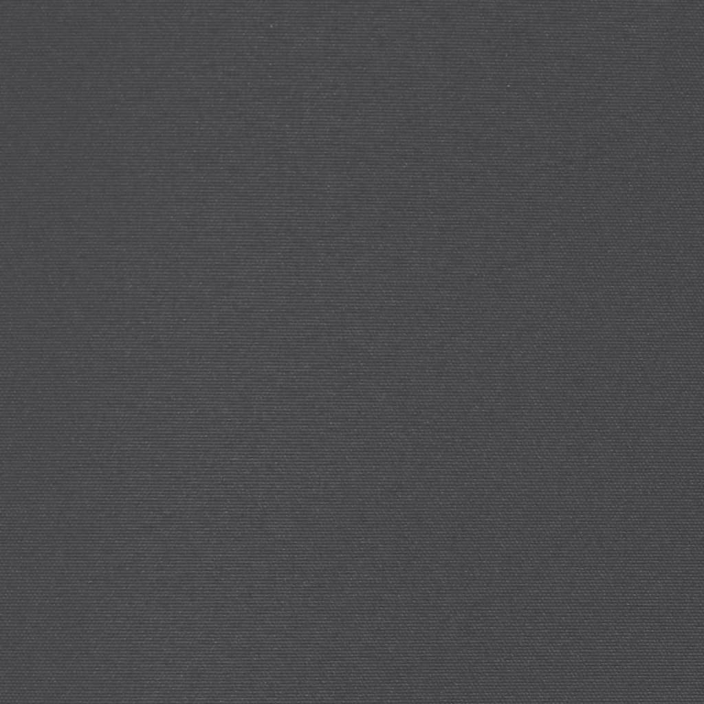 vidaXL Parvekkeen sivumarkiisi 165x250 cm musta