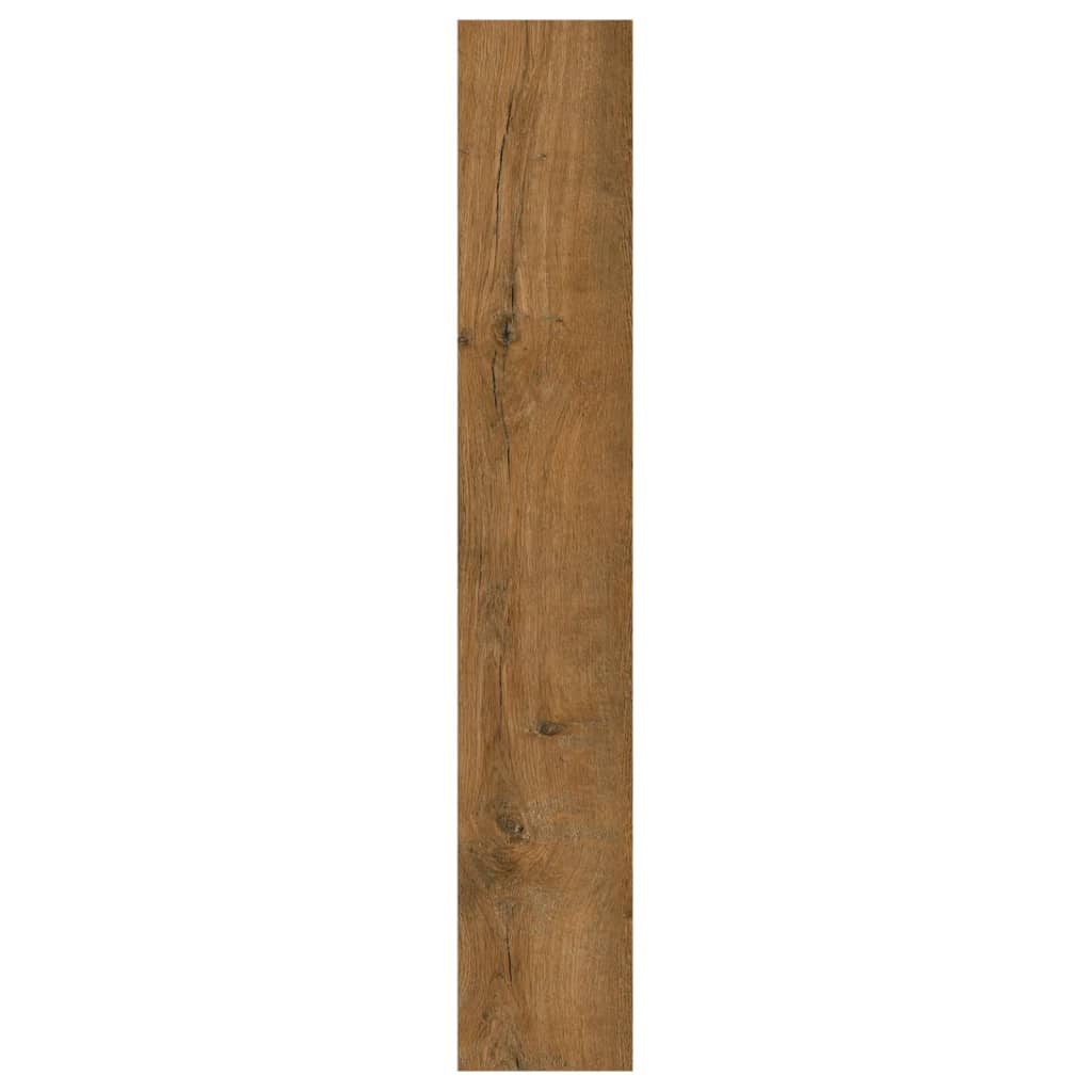 vidaXL Seinäpaneelit puutyyli ruskea PVC 2,06 m²