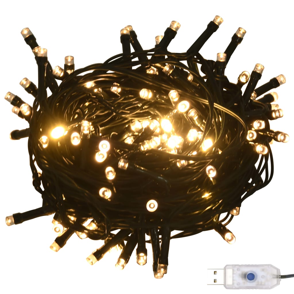 vidaXL 61-osainen Joulupallosetti latvalla 150 LED-valoa kulta/pronssi