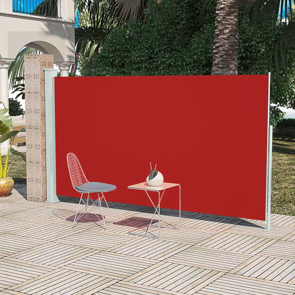 vidaXL Sivumarkiisi terassille 160 x 300 cm punainen