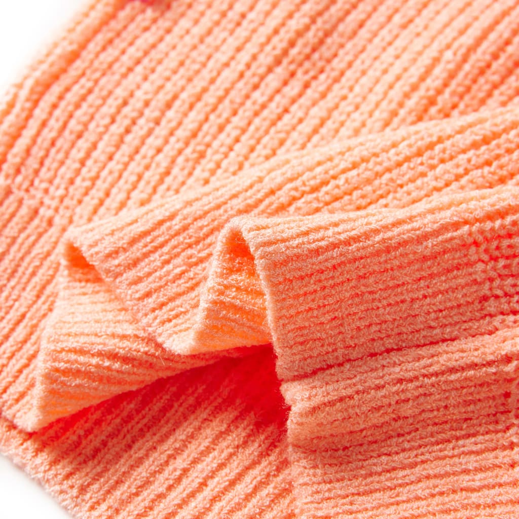 Lasten neulepaita kirkkaan oranssi 92