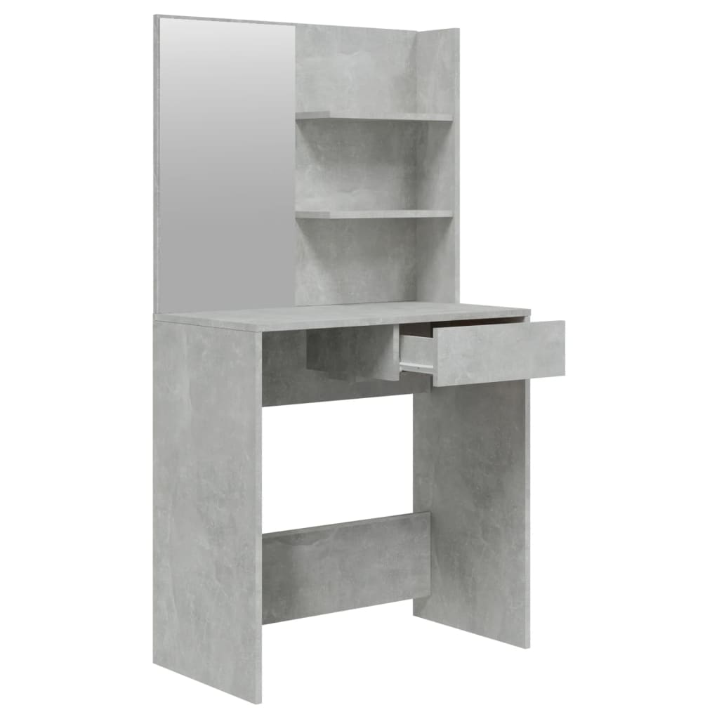 VidaXL Peilipöytä betoninharmaa 74,5x40x141 cm