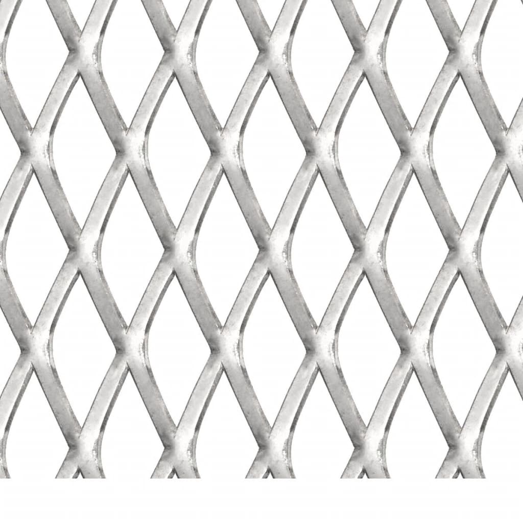 vidaXL Puutarhan verkkoaita ruostumaton teräs 50x50 cm 20x10x2 mm