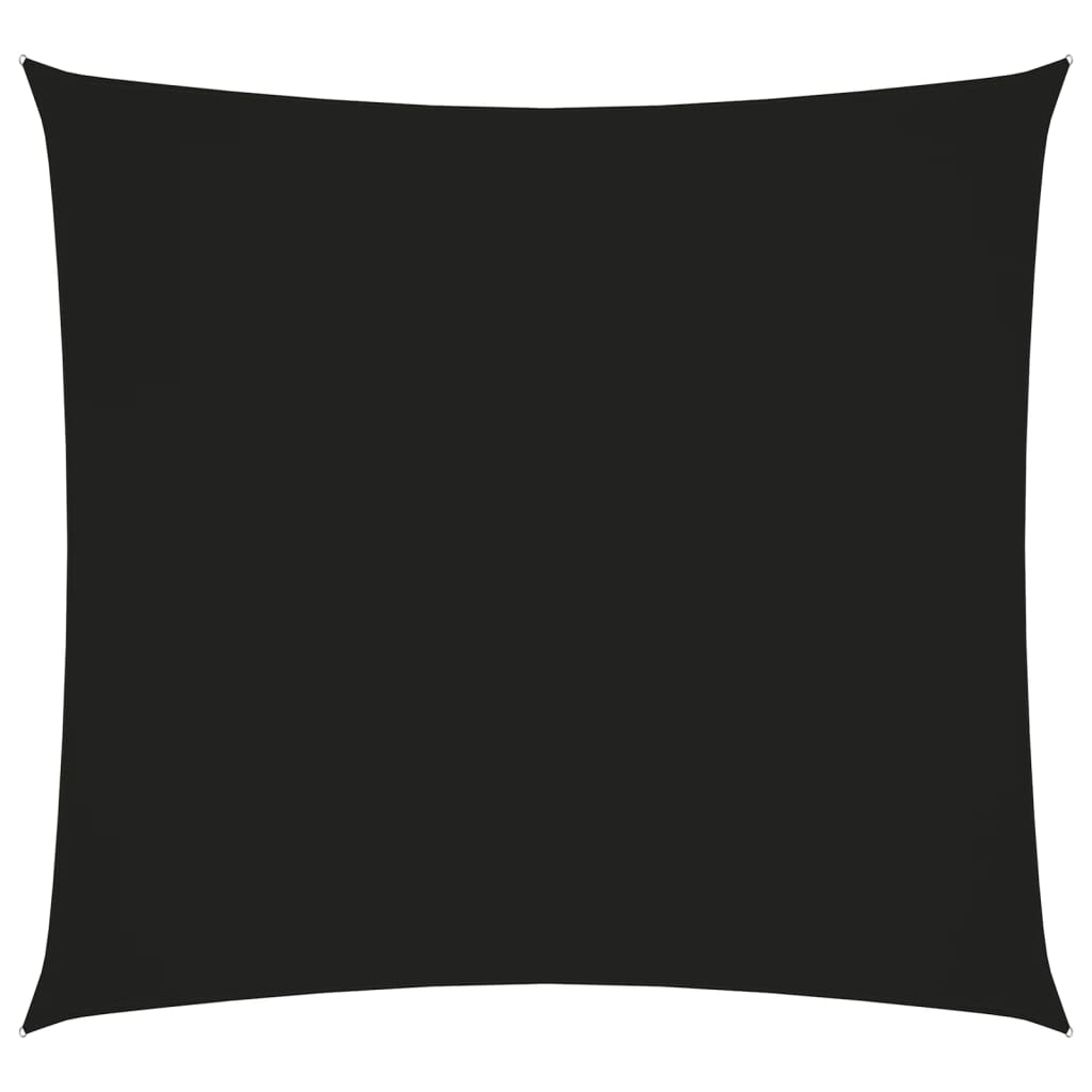 vidaXL Aurinkopurje Oxford-kangas neliö 3,6x3,6 m musta