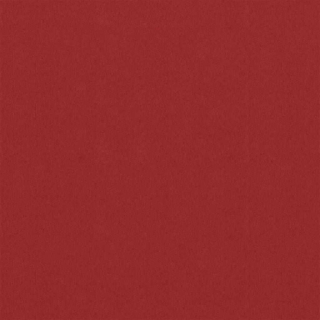 vidaXL Parvekkeen suoja punainen 120x600 cm Oxford kangas