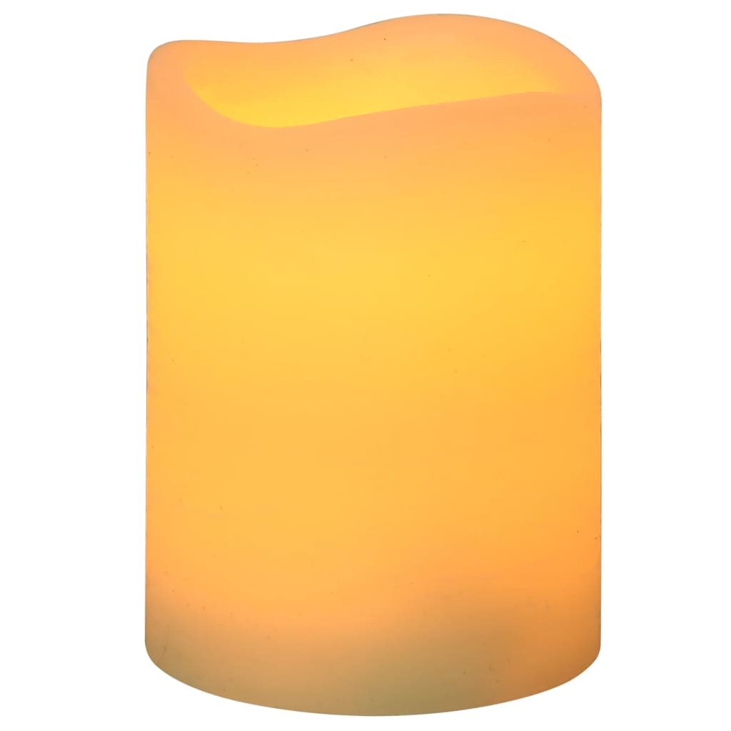 vidaXL Liekittömät LED-kynttilät 50 kpl kaukosäädin lämmin valkoinen