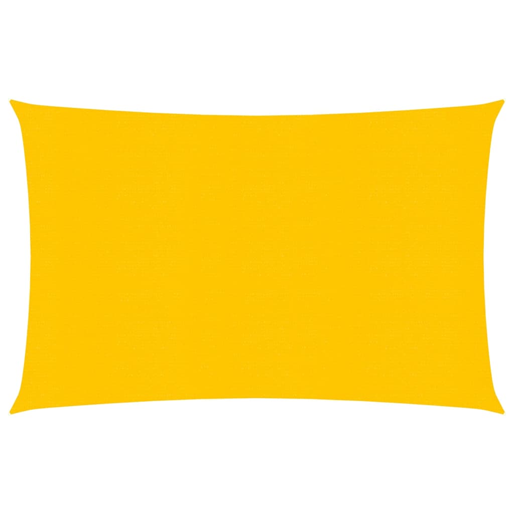 vidaXL Aurinkopurje 160 g/m² keltainen 2,5x4 m HDPE