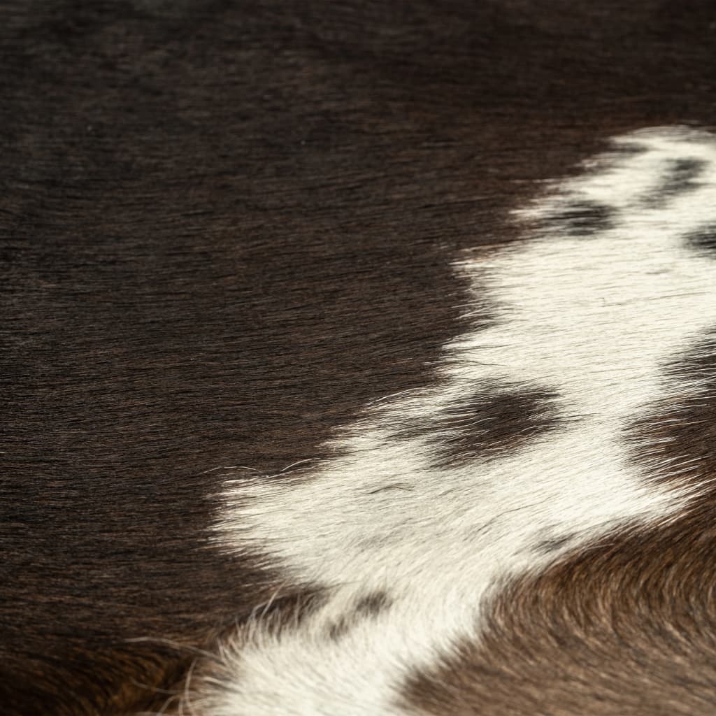 vidaXL Aito lehmäntaljamatto musta 150x170 cm