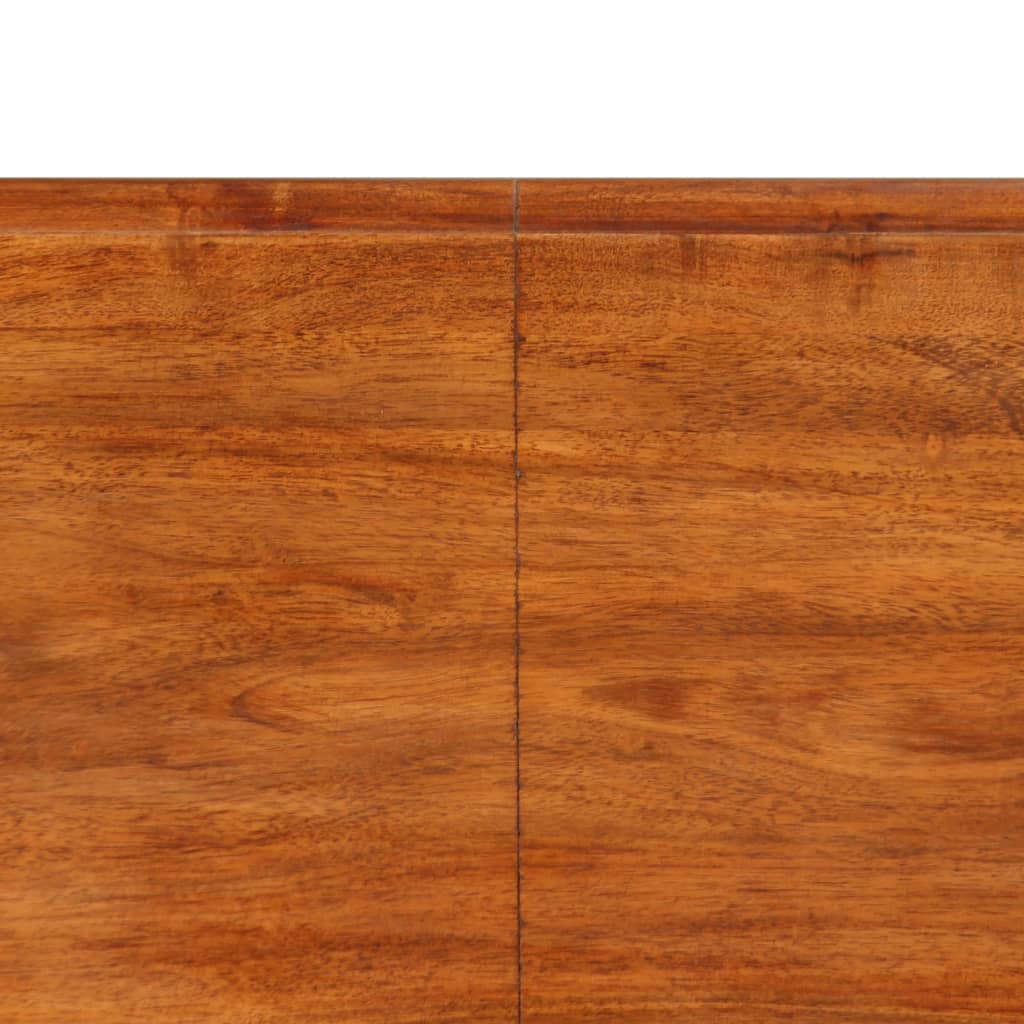vidaXL Ruokapöytä kiinteä puu hunajaviimeistelyllä 180x90x76 cm