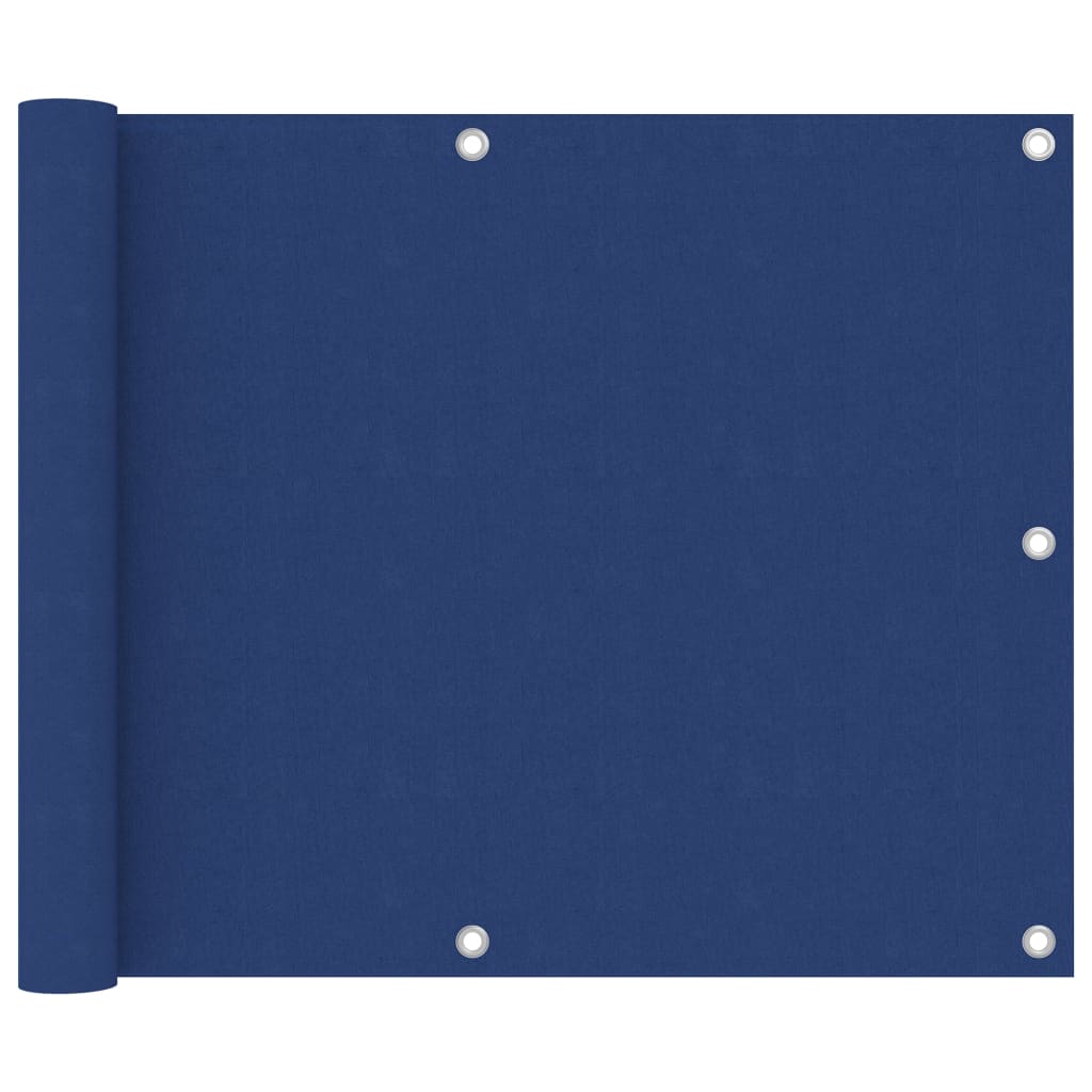 vidaXL Parvekkeen suoja sininen 75x400 cm Oxford kangas