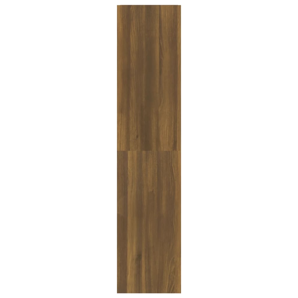 vidaXL Kirjahylly/tilanjakaja ruskea tammi 40x30x135 cm