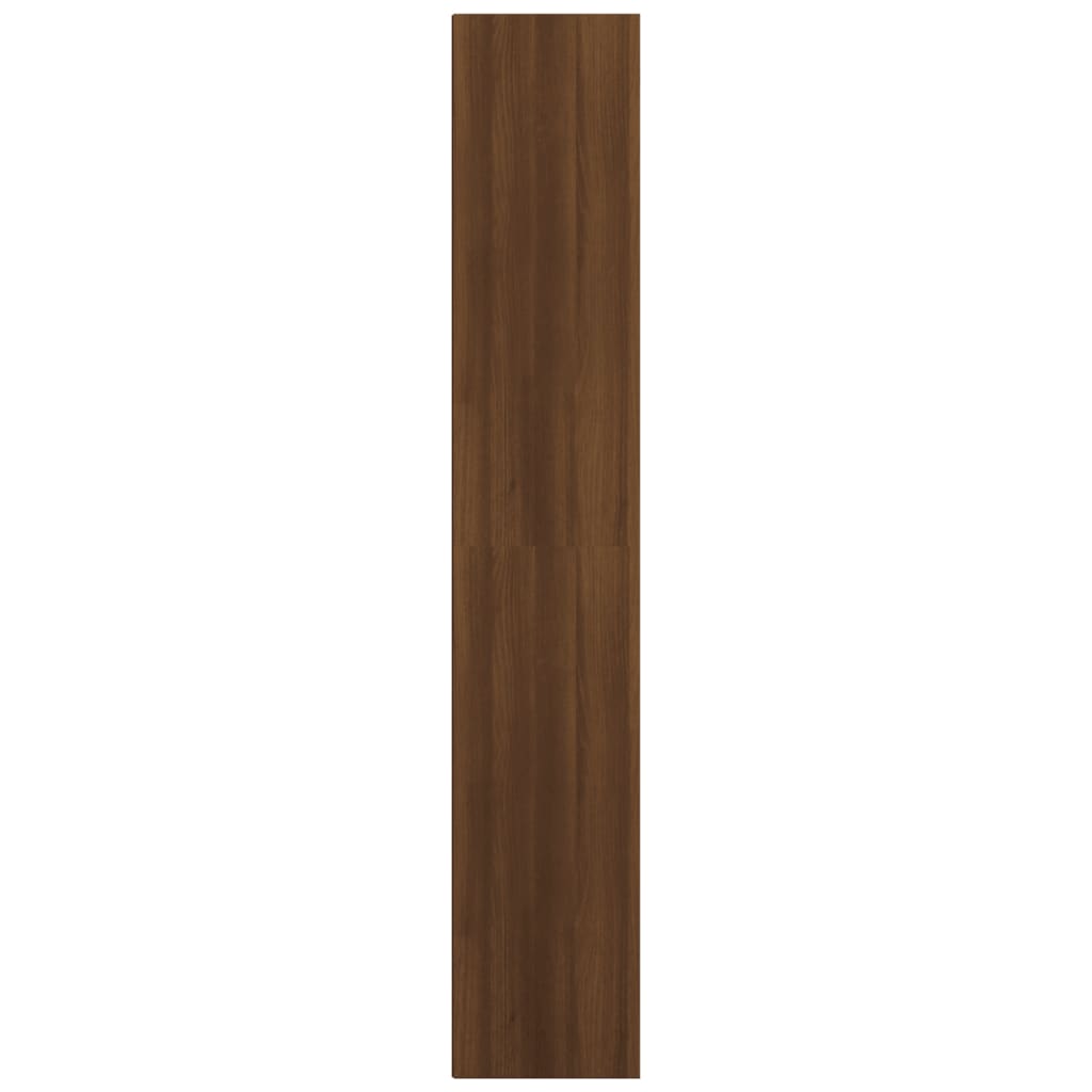 vidaXL Kirjahylly ruskea tammi 36x30x171 cm tekninen puu