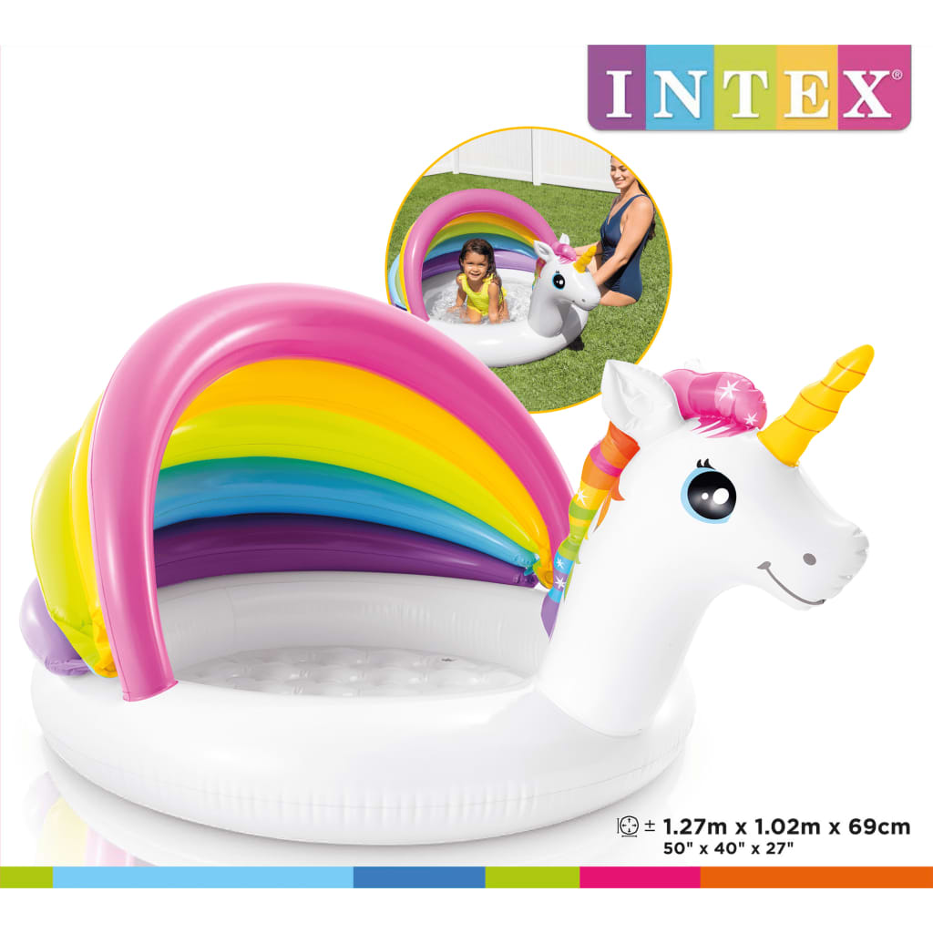 Intex Unicorn Baby Pool Lastenallas 127x102x69 cm