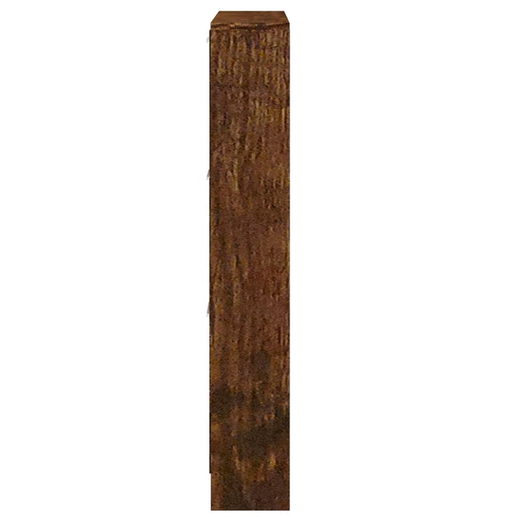 vidaXL Kenkäkaappi savutammi 59x17x108 cm tekninen puu