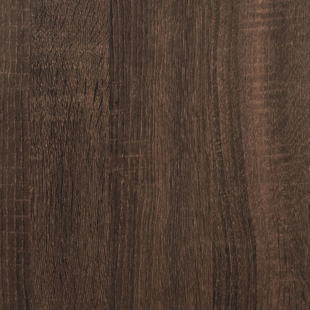 vidaXL 4-osainen Kylpyhuoneen kalustesarja ruskea tammi tekninen puu