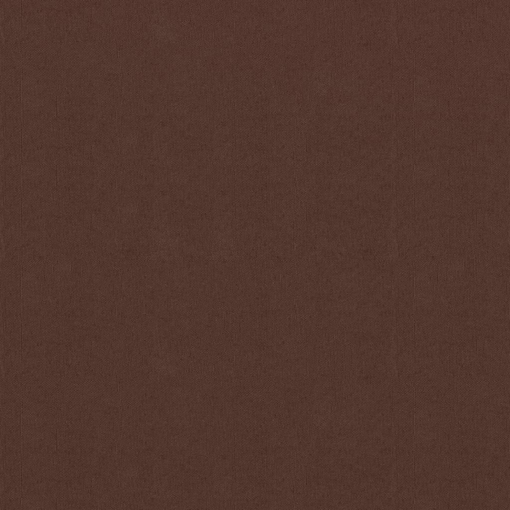 vidaXL Parvekkeen suoja ruskea 75x500 cm Oxford-kangas