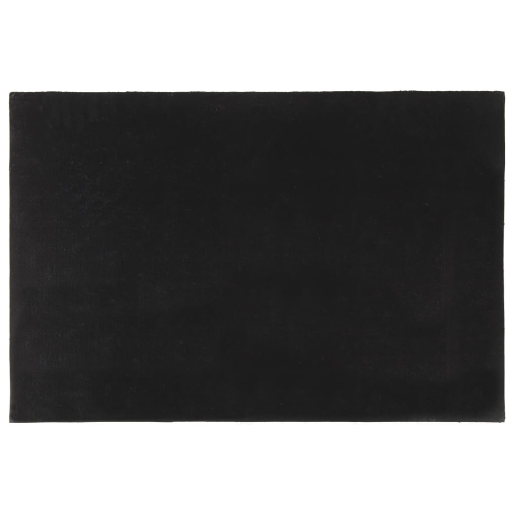 vidaXL Ovimatto musta 60x90 cm tuftattu kookos