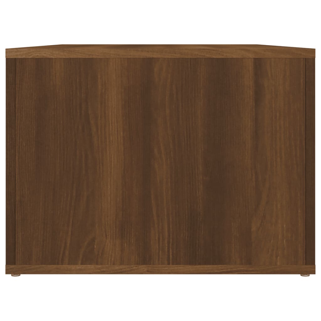 vidaXL Sohvapöytä ruskea tammi 80x50x36 cm tekninen puu