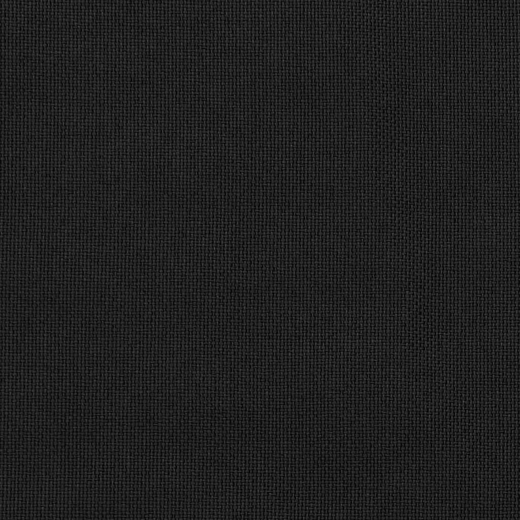 vidaXL Pellavamaiset pimennysverhot koukuilla 2 kpl musta 140x245 cm