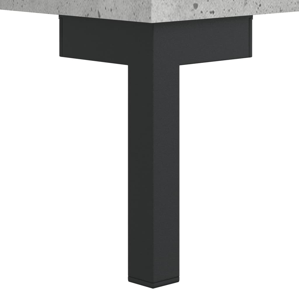 vidaXL Kenkäkaappi betoninharmaa 60x35x105 cm tekninen puu