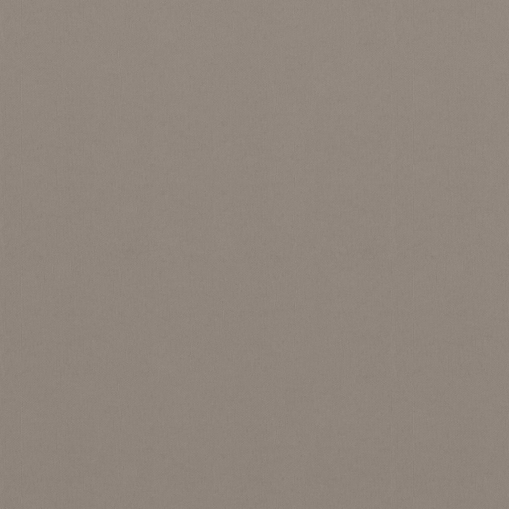 vidaXL Parvekkeen suoja harmaanruskea 120x400 cm Oxford kangas