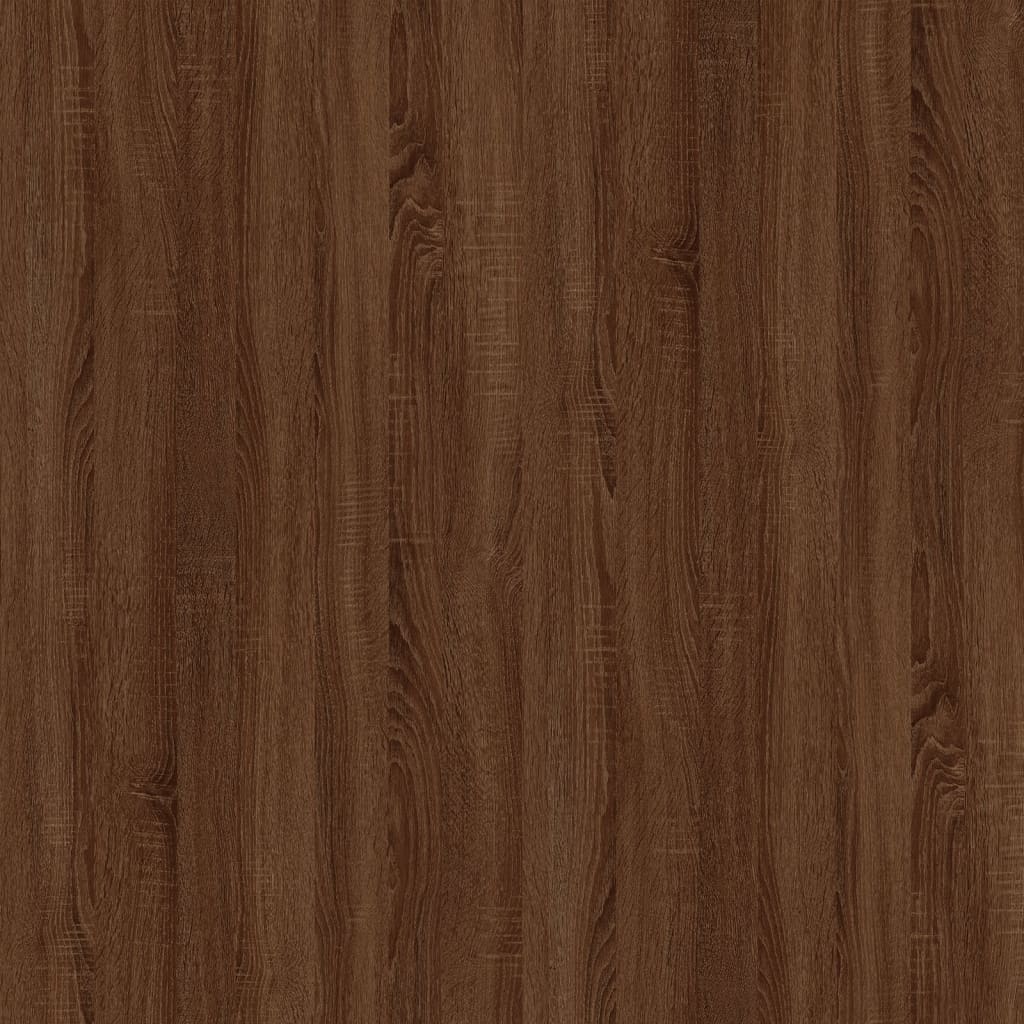 vidaXL 4-tasoinen Kirjahylly ruskea tammi 40x24x143 cm tekninen puu