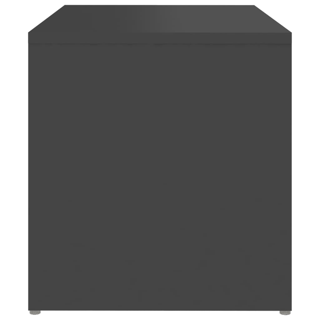 vidaXL Sivupöytä harmaa 59x36x38 cm lastulevy