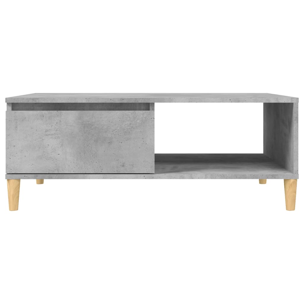 vidaXL Sohvapöytä betoninharmaa 90x60x35 cm lastulevy