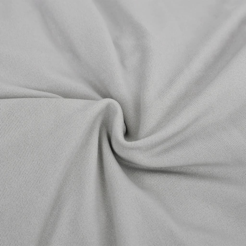 vidaXL Joustava 2-istuttavan sohvan päällinen harmaa polyesteri jersey
