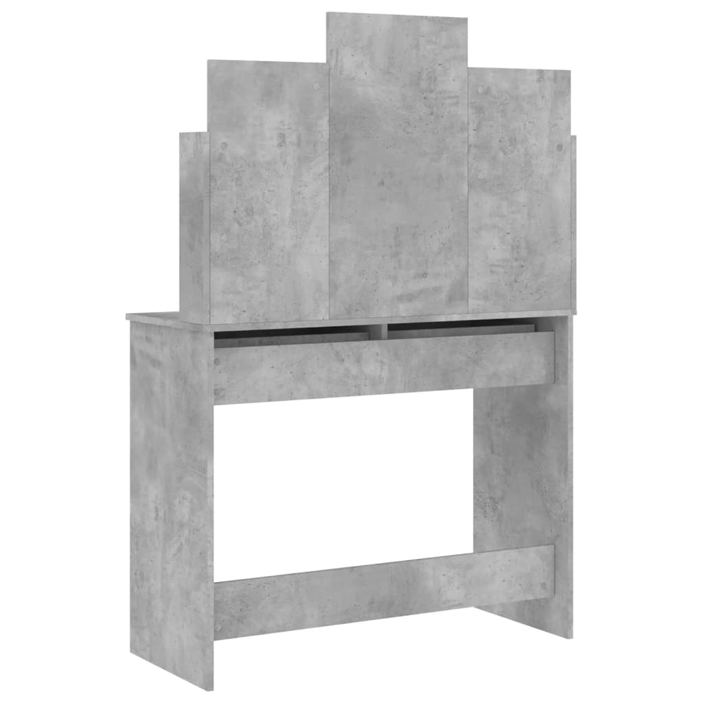 VidaXL Peilipöytä betoninharmaa 96x39x142 cm
