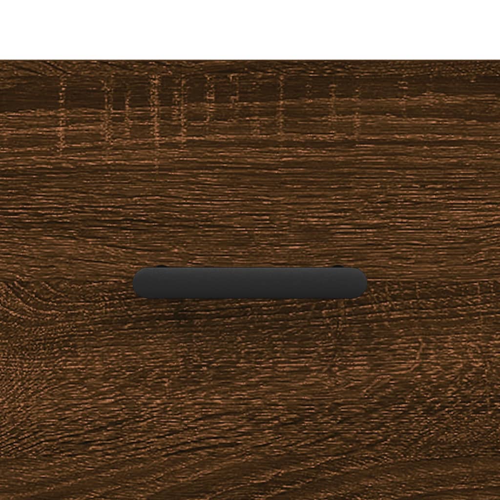 vidaXL Yöpöytä ruskea tammi 40x35x47,5 cm tekninen puu