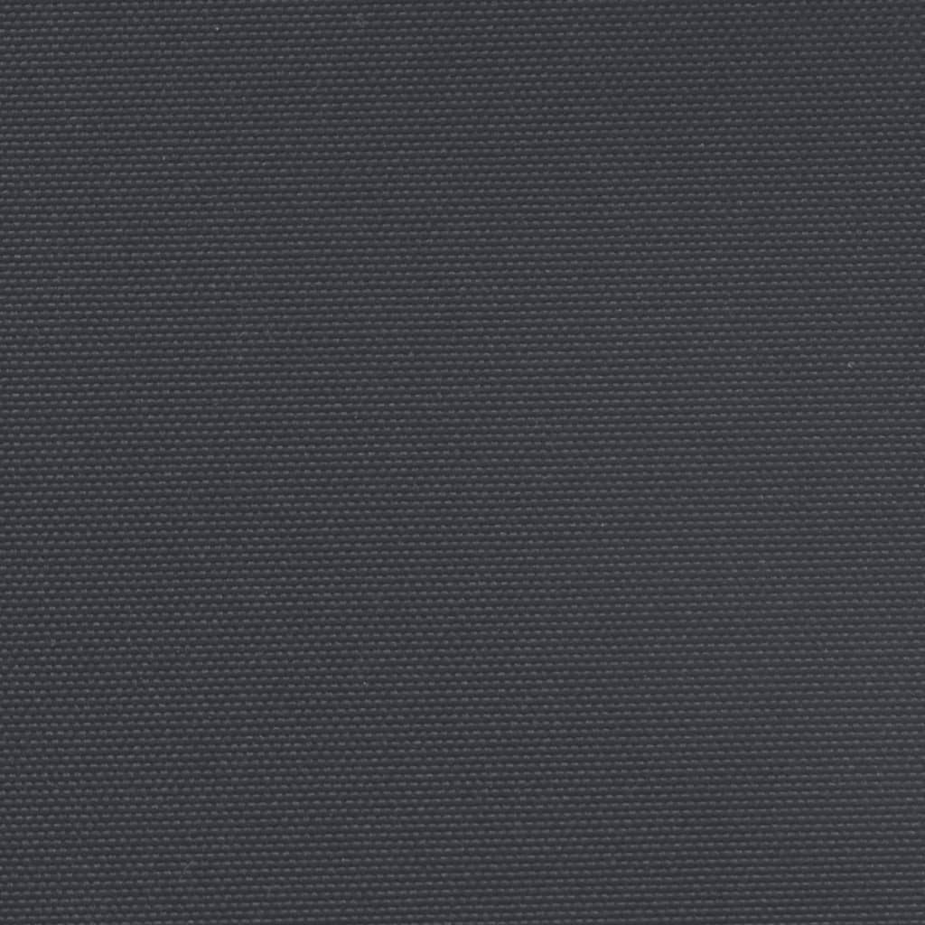 vidaXL Sisäänvedettävä sivumarkiisi 160x600 cm musta