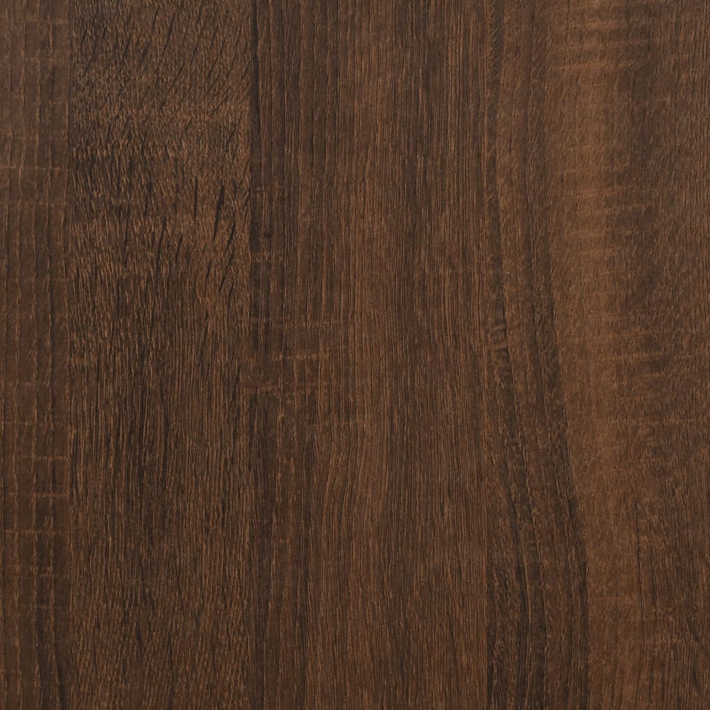 vidaXL Riippuva lasikaappi ruskea tammi 40x31x60 cm tekninen puu