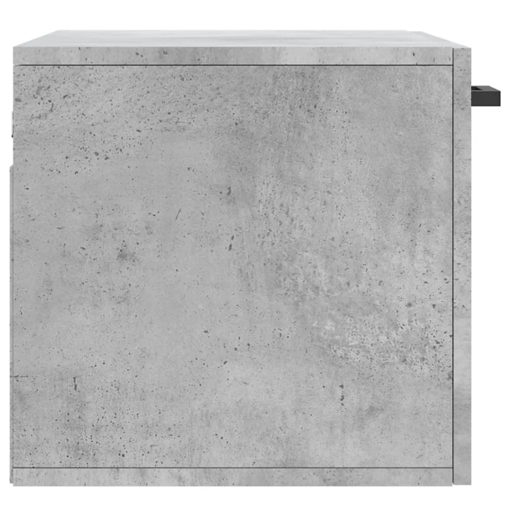 vidaXL Seinäkaappi betoninharmaa 60x36,5x35 cm tekninen puu