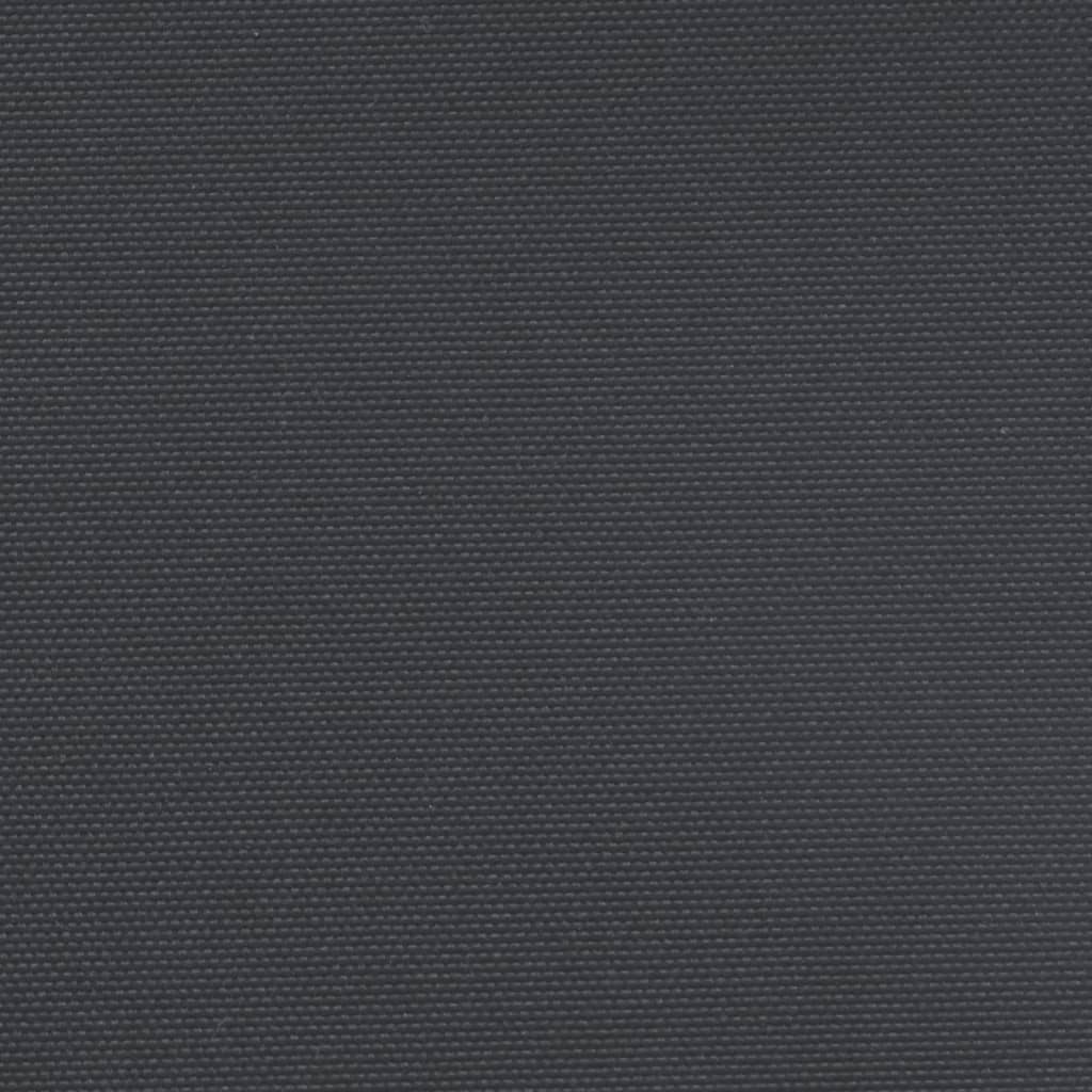 vidaXL Sisäänvedettävä sivumarkiisi musta 180x1200 cm