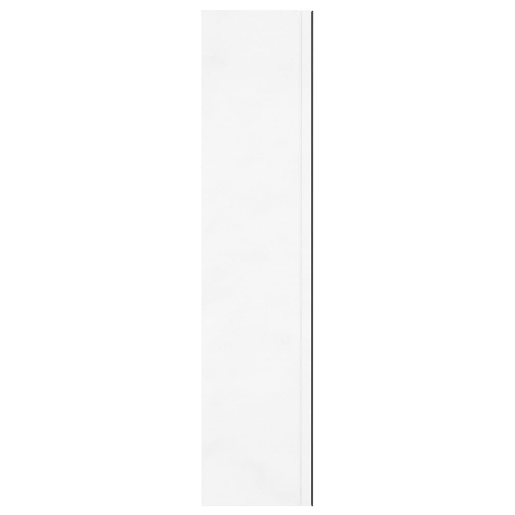 vidaXL LED kylpyhuoneen peilikaappi 60x15x75 cm MDF kiiltävä valkoinen