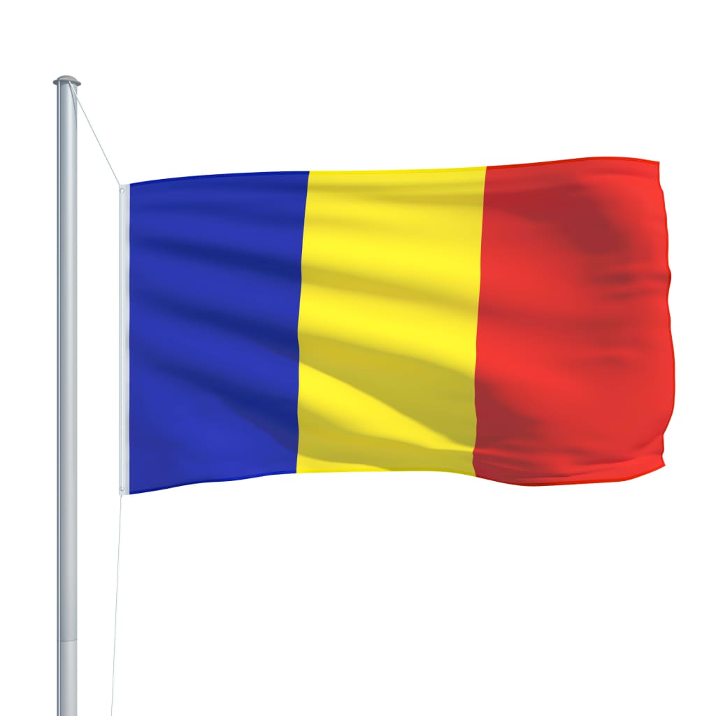 vidaXL Romanian lippu ja tanko alumiini 6,2 m