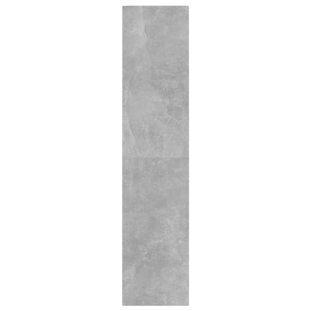 vidaXL Kirjahylly/tilanjakaja betoninharmaa 40x30x135 cm