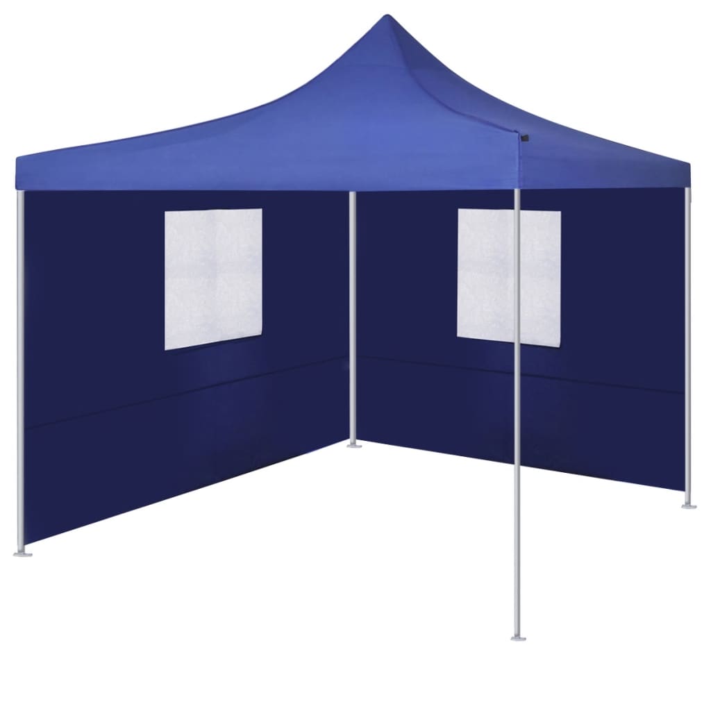 vidaXL kokoontaitettava teltta 2:lla seinällä 3x3 m sininen