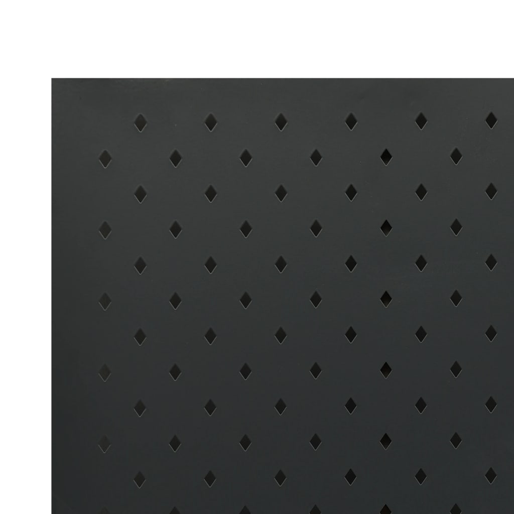 vidaXL 3-Paneelinen tilanjakaja 120x180 cm musta teräs