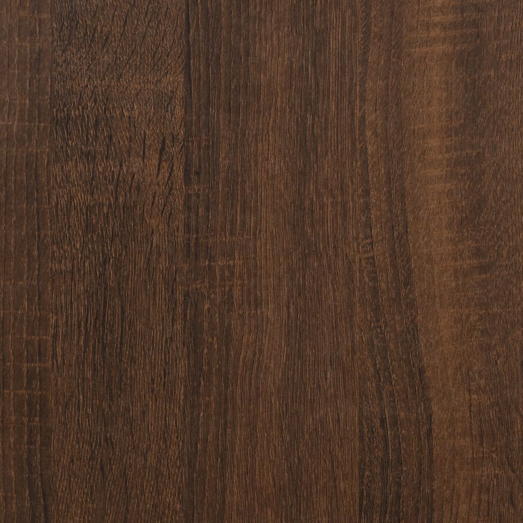 vidaXL Sivupöytä ruskea tammi 35x30x60 cm tekninen puu