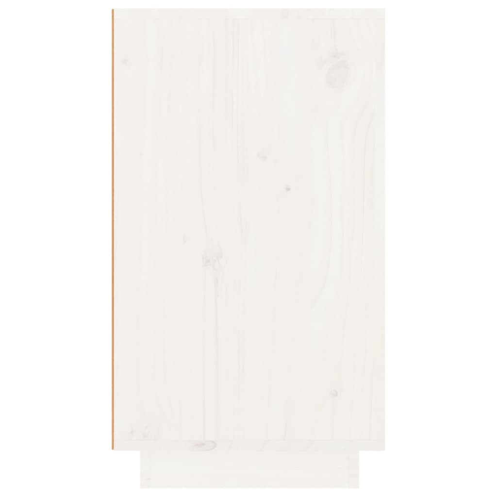 vidaXL Viinikaappi valkoinen 23x34x61 cm täysi mänty